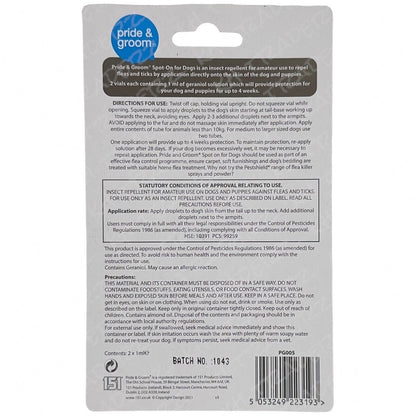 Spot on Flea and Tick Treatment for Dog