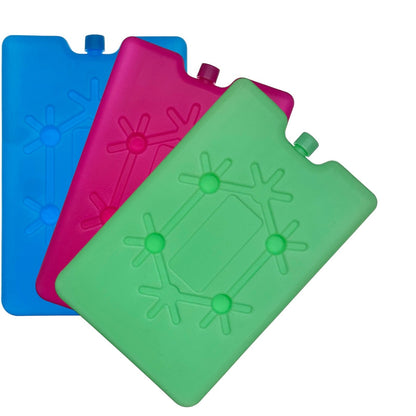 6 Reusable Gel Ice Freezer Blocks for Cool Box Fridge Lunch Travel Cooler