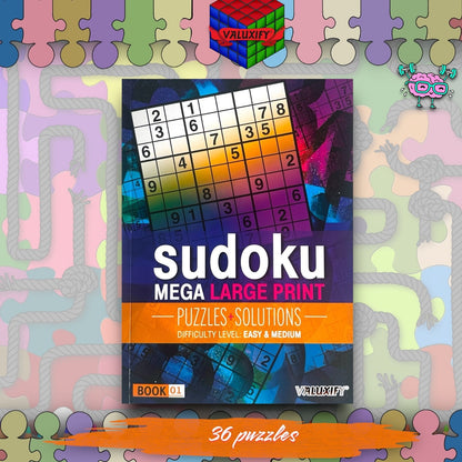 2 Mega Large Sudoku Puzzles Books