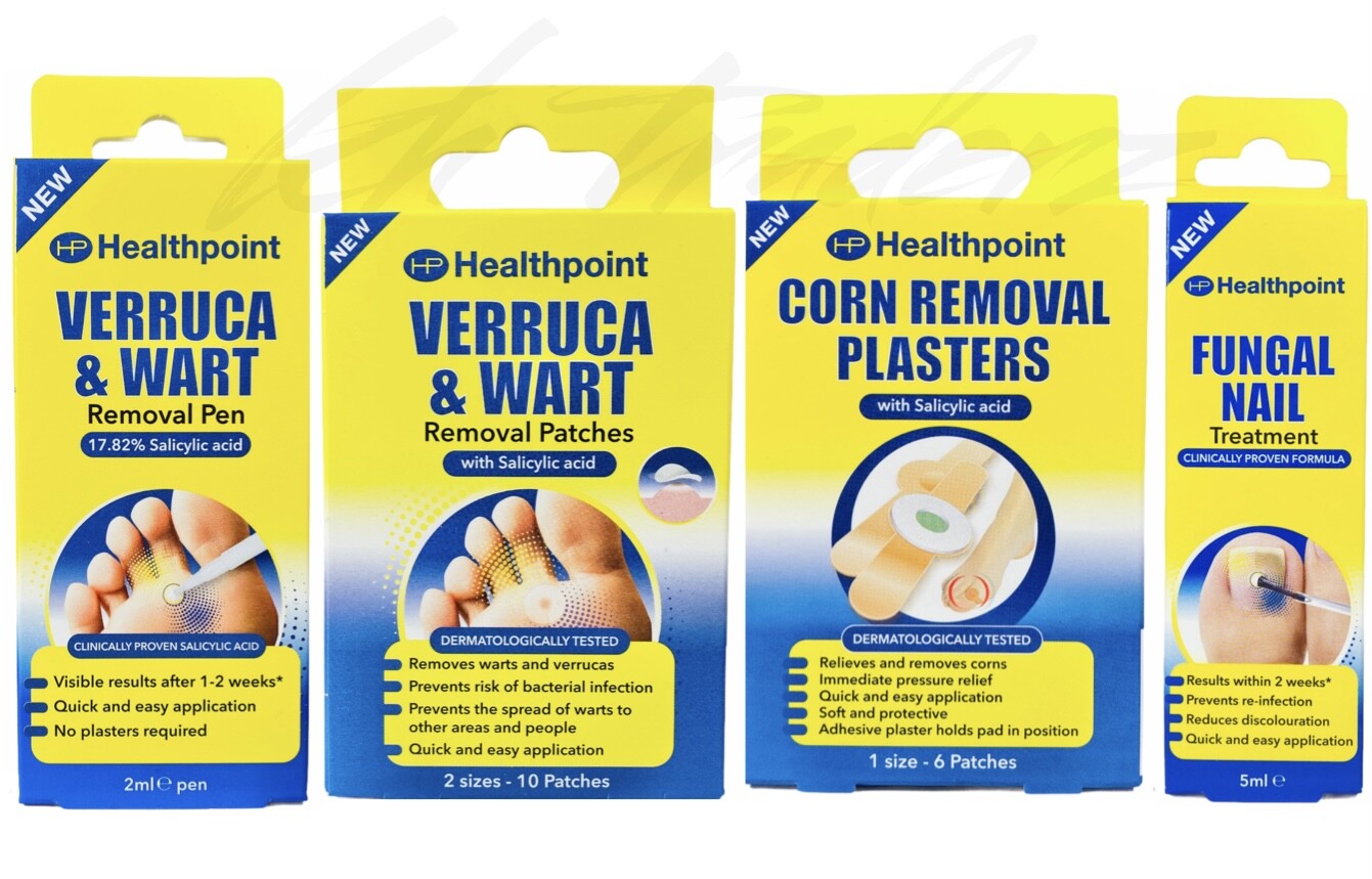 Verruca & Wart Removal, Verruca Plasters Wart Removal Pen Fungal Nail Corn Treat