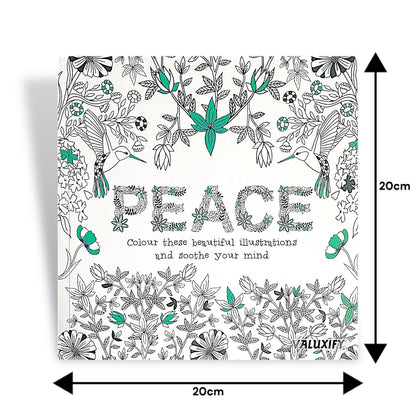 Advance Adult Colouring Books Mindfulness Relax Your Mind Colour Therapy 2 Books