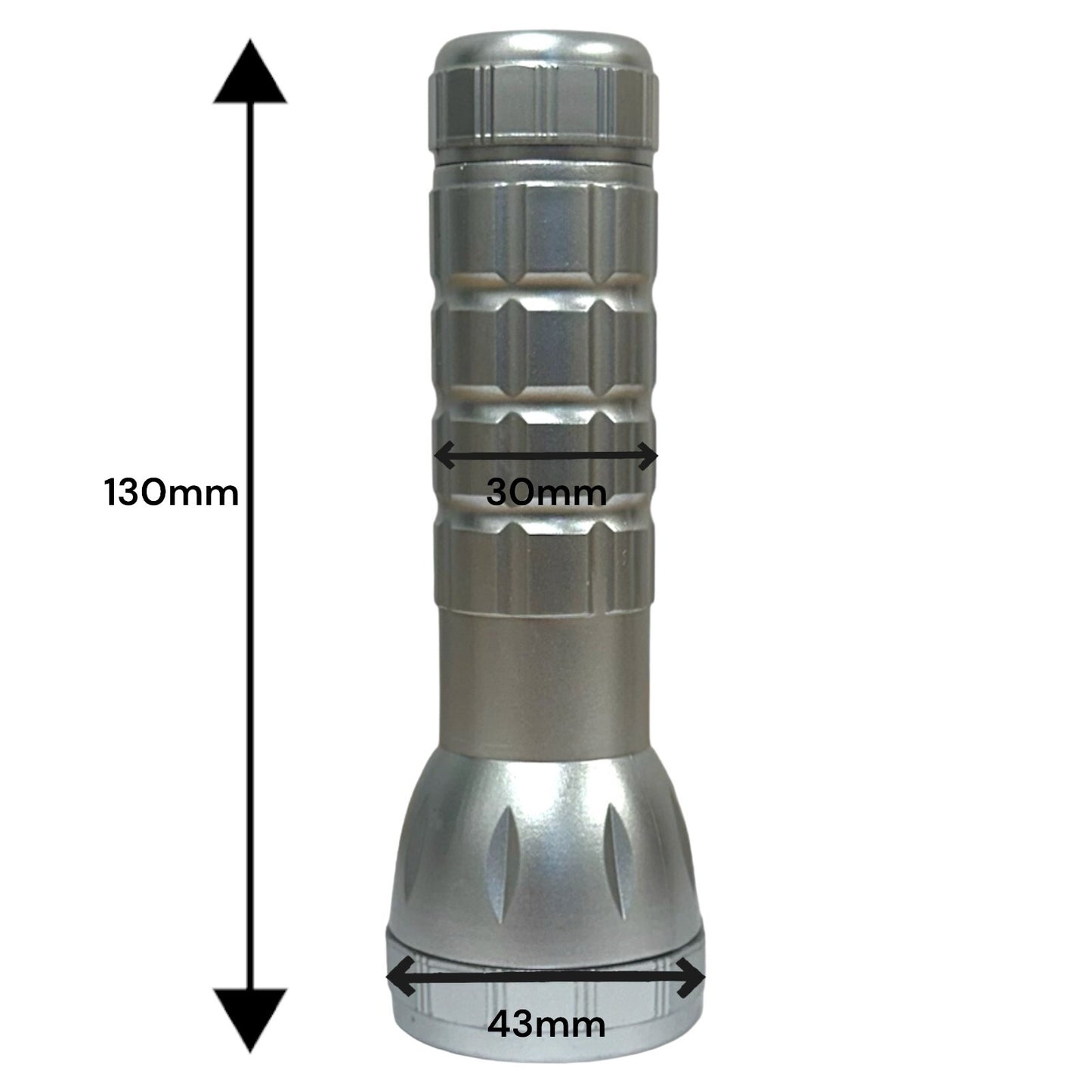 LED Torch Flashlight Bright Portable Handheld Light – Pack of 3 Durable Torches