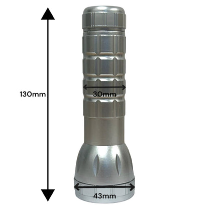 LED Torch Flashlight Bright Portable Handheld Light – Pack of 3 Durable Torches