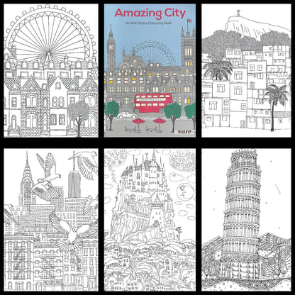Adult & Teen Advanced Colouring Books – Stress Relief Art Therapy Patterns
