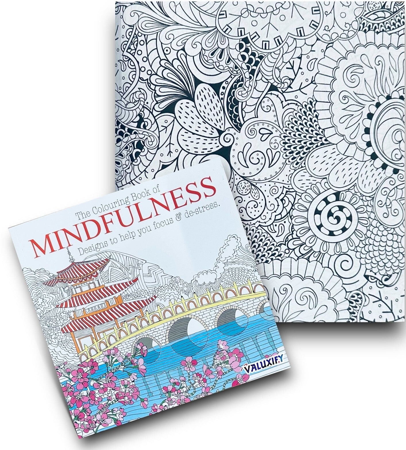 2 | Advanced Adult Colouring Book Anti Stress Relaxing Colour Therapy Mind Relax