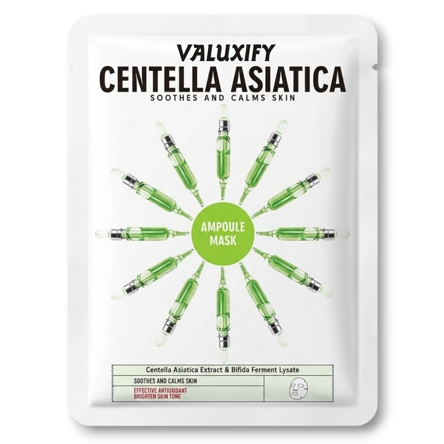 6 Moisturising Hydrating Face Mask Sheet Facial Mask Multi Pack Aloevera Collage