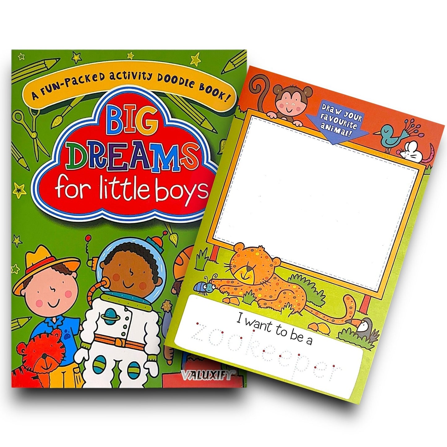 2 | Big Dreams Doodle Colouring Kids Activity Books Girls Boys Children Books