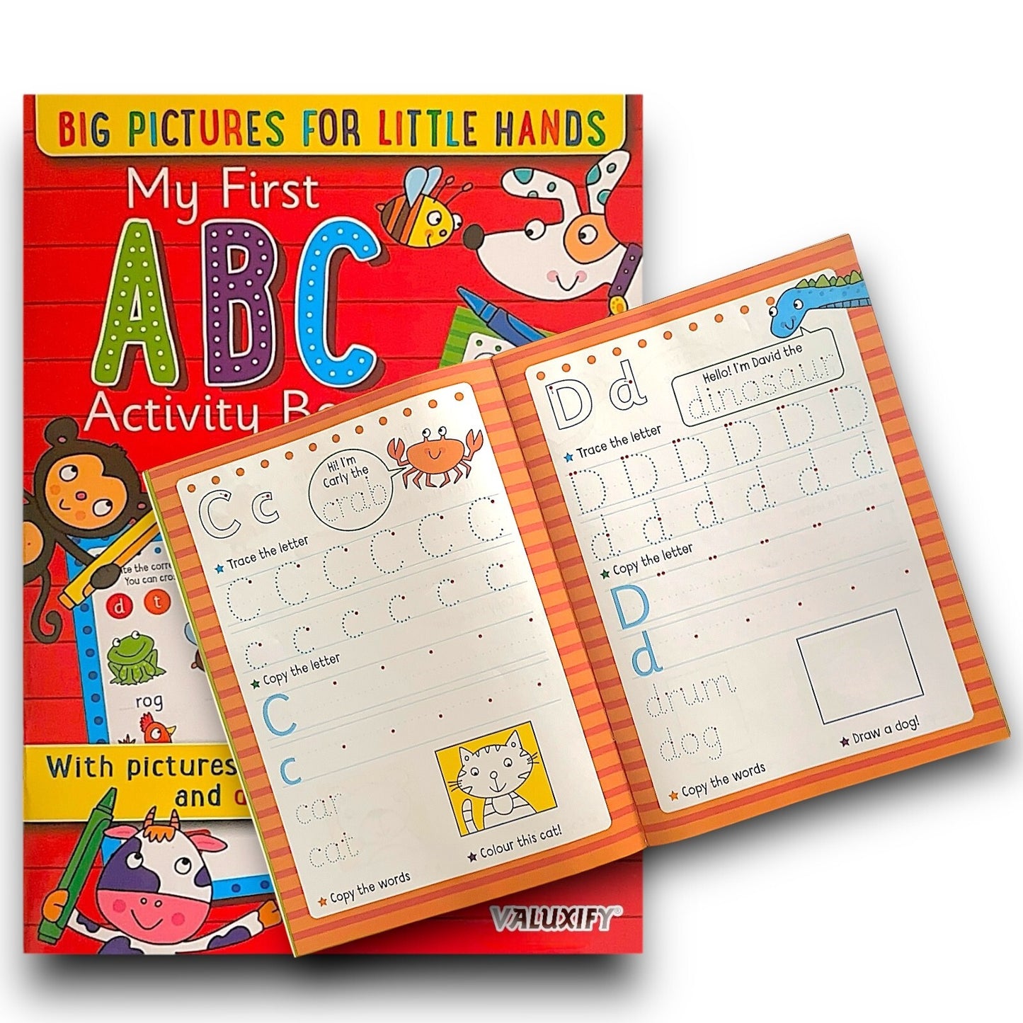 3 X KIDS ACTIVITY FIRST LEARNING BOOKS NUMBERS SHAPES LETTER COPY TRACE