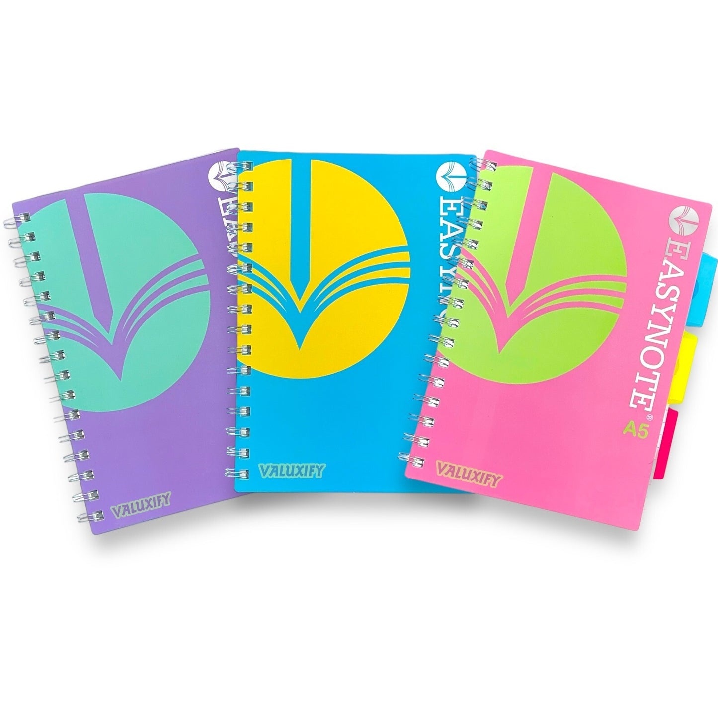 A5 Project Notebook With 3 Divider Twin Wire  Durable Cover Study Book 200 Pages