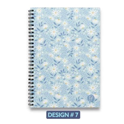 Spiral Notebook Lined Writing Pad 72 Pages Polypropylene Cover School 20x28cm