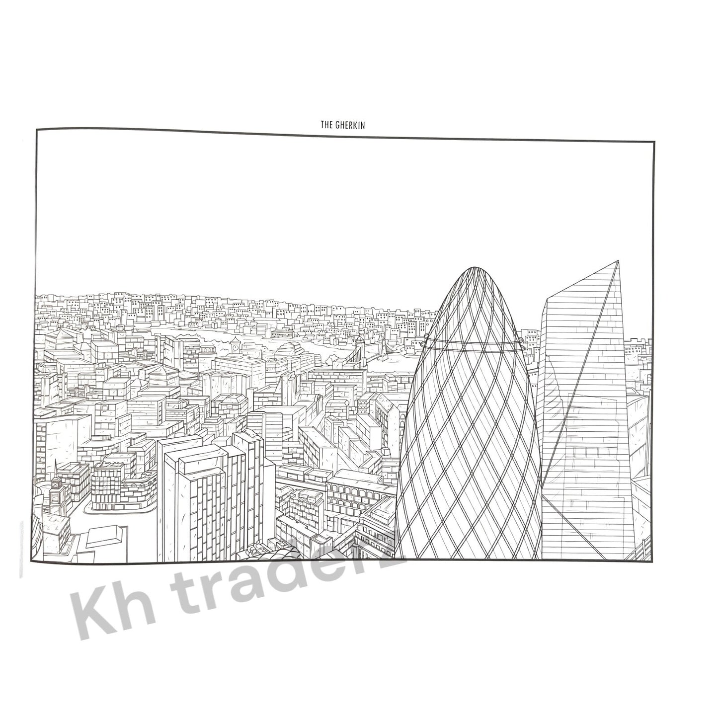 Famous Places London Colouring Book