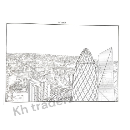 Famous Places London Colouring Book