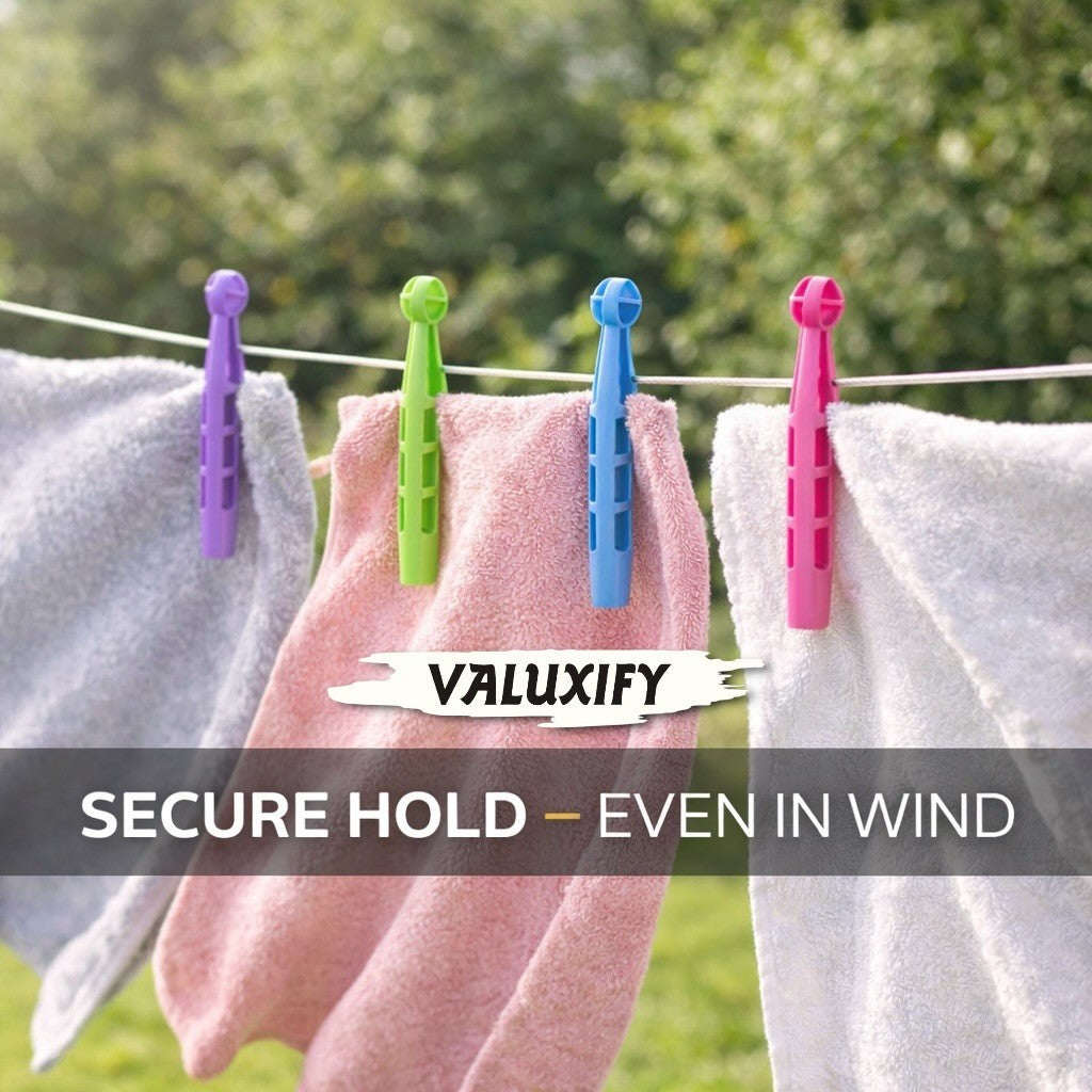 Strong Dolly Pegs Durable Plastic Laundry Clothes Line Coloured Washing Pegs uk