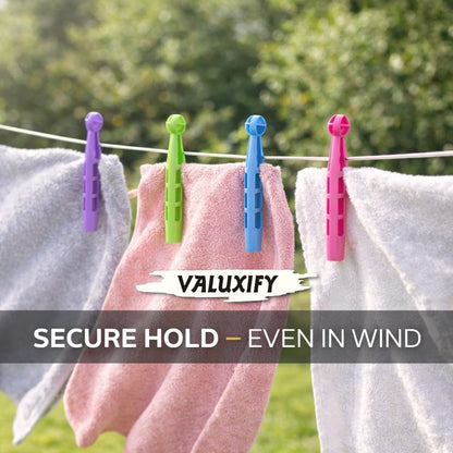 Strong Dolly Pegs Durable Plastic Laundry Clothes Line Coloured Washing Pegs uk