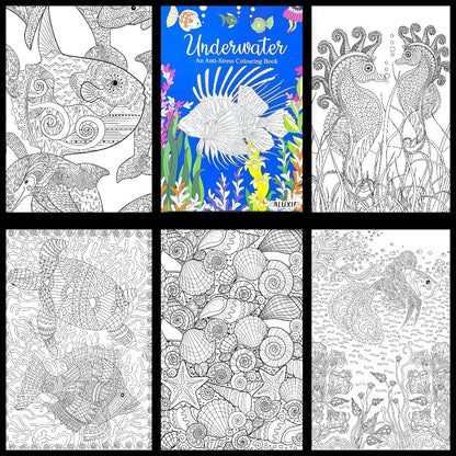 Adult & Teen Advanced Colouring Books – Stress Relief Art Therapy Patterns