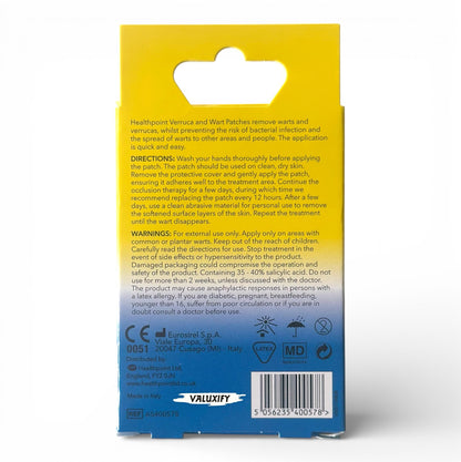 Healthpoint Verruca Infection & Wart Removal 10 x Patches with Salicylic Acid