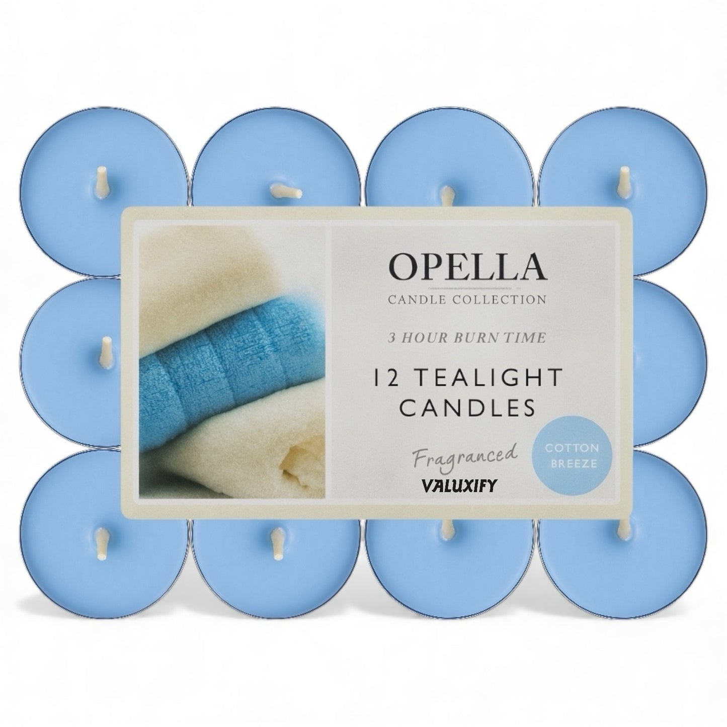 Opella scented tea lights pack of 12