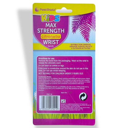 Insect Repellent wrist Band  | Kids | Citronella Mosquito Repellent Outdoor