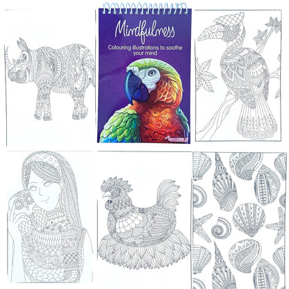 Adult & Teen Advanced Colouring Books – Stress Relief Art Therapy Patterns