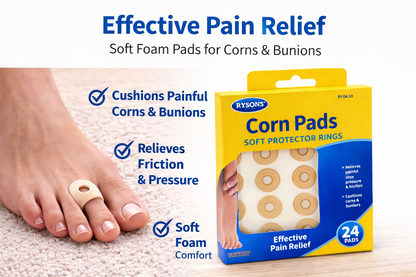 Corn Pads Foam Cushions Adhesive Rings Pain Relief Protective Foot Plasters Bulk