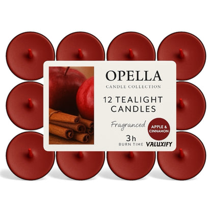Opella scented tea lights pack of 12