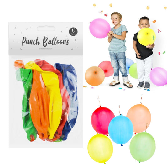 Large PUNCH BALLOONS Party Bag Fillers Goody CHILDRENS Loot Toys Birthday