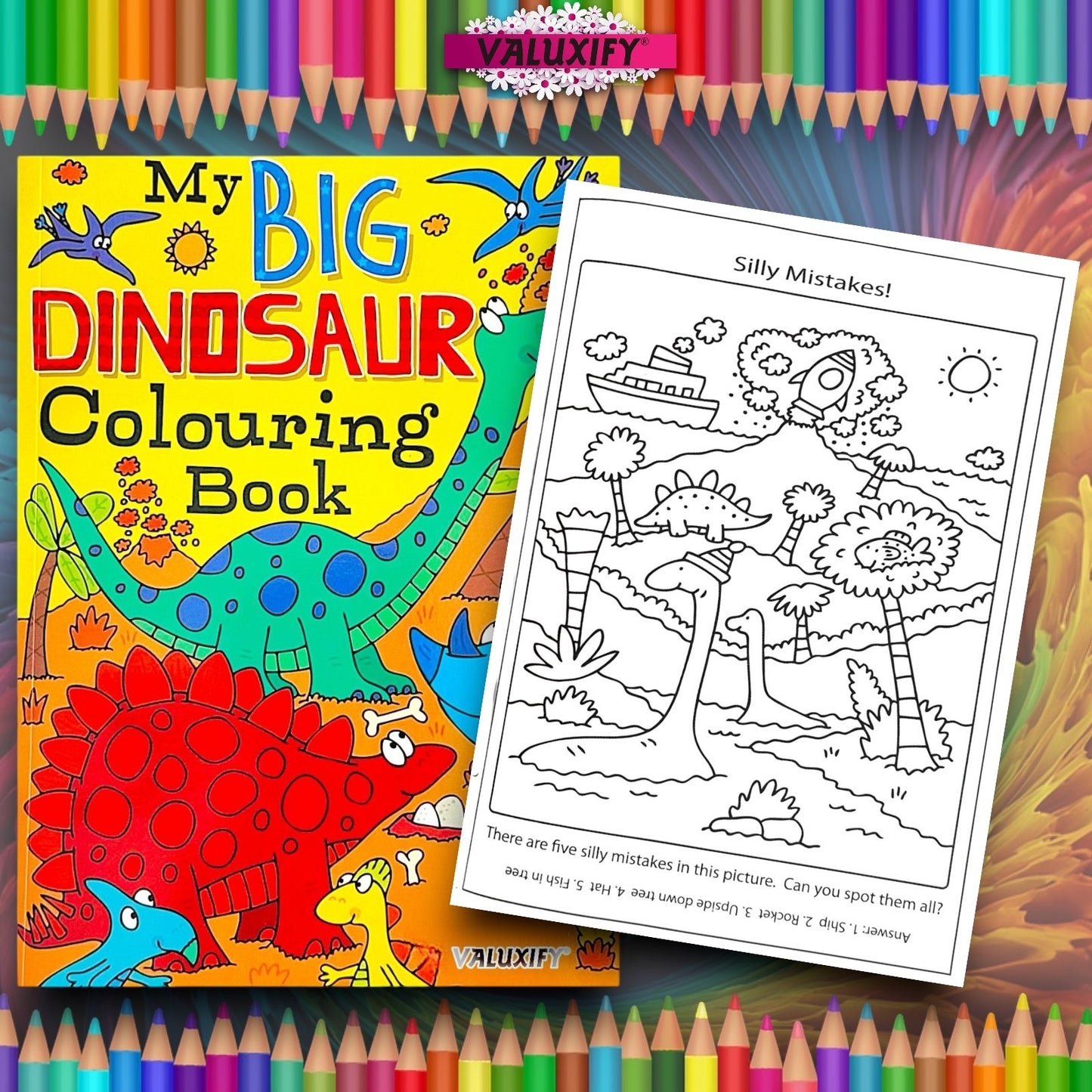 Big Dino, Monster & Aliens | Book Set | 27×20cm