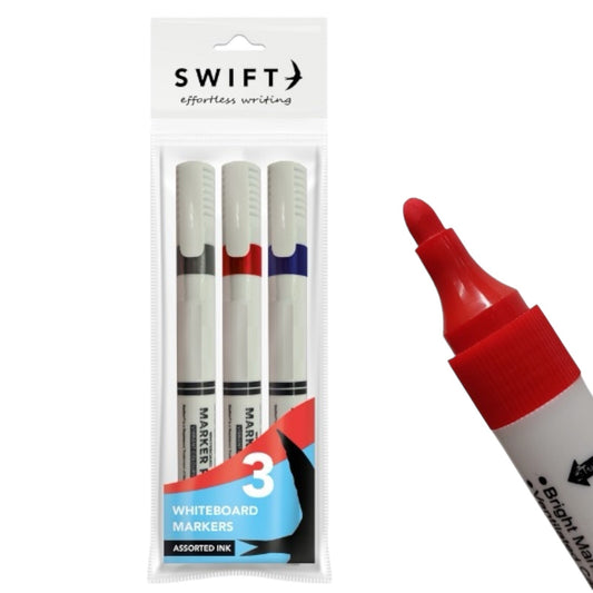 3 | Whiteboard Markers Multi Colors Writing School Stationery  Assorted Markers