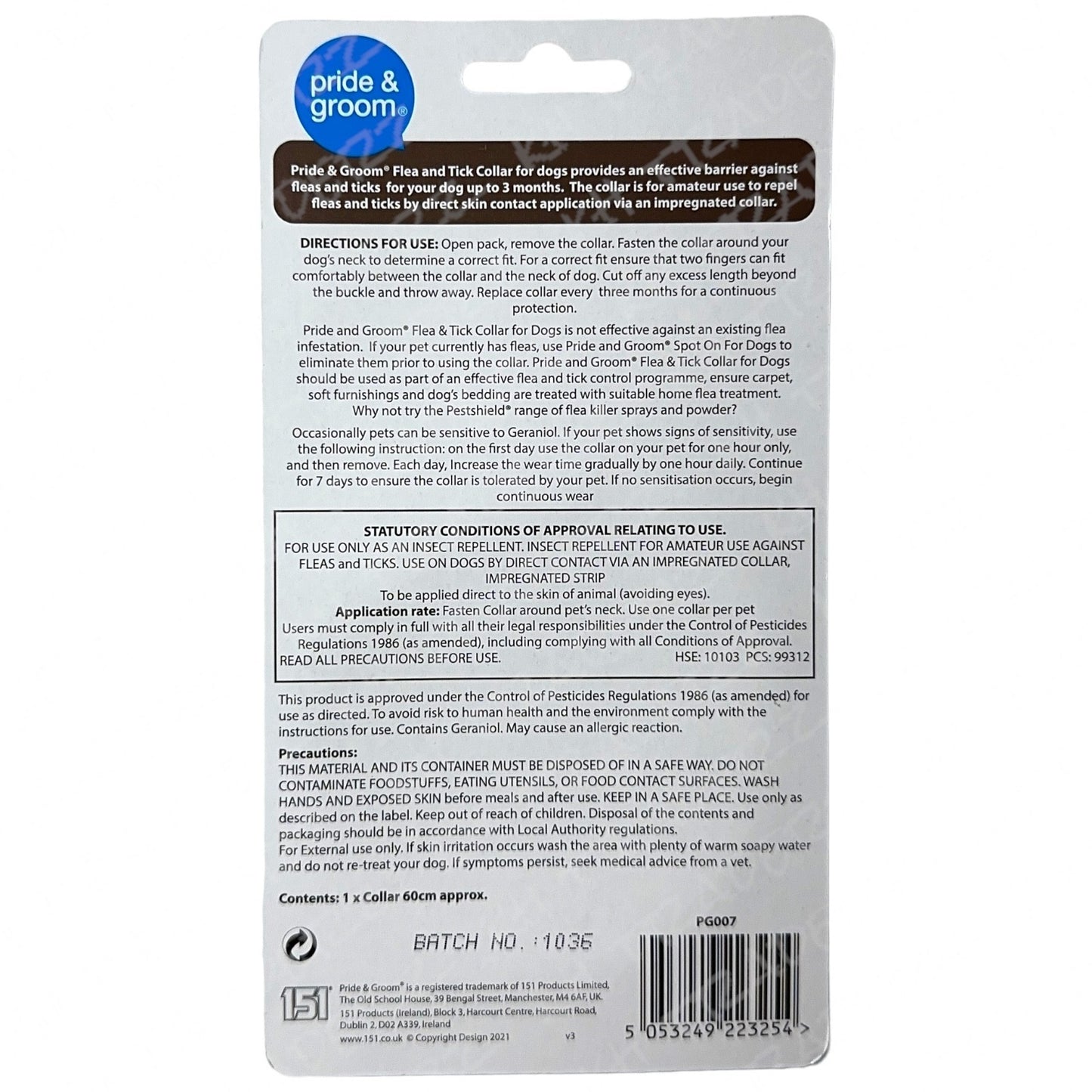 Dog Flea & Tick Repellent Collar