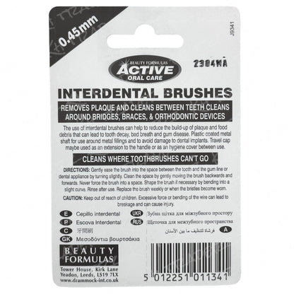 Interdental Dental Brushes Teeth Tooth Oral Care Clean Brush Blue & Orange