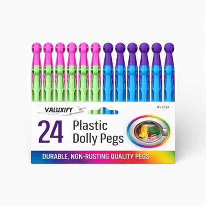 Strong Dolly Pegs Durable Plastic Laundry Clothes Line Coloured Washing Pegs uk