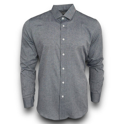 Men’s Slim Fit Shirt Long Sleeve Shirt Work Home Office Casual Formal Shirt