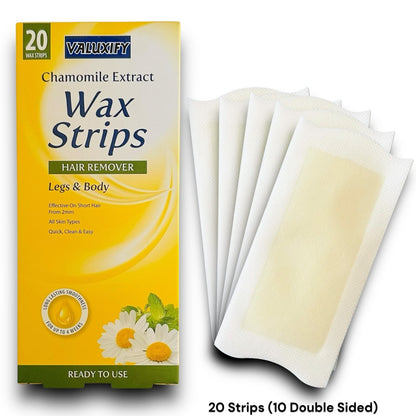 Wax Strips Waxing Leg and Body Bikini Chamomile  Wax Strips 1-100 wax Strips