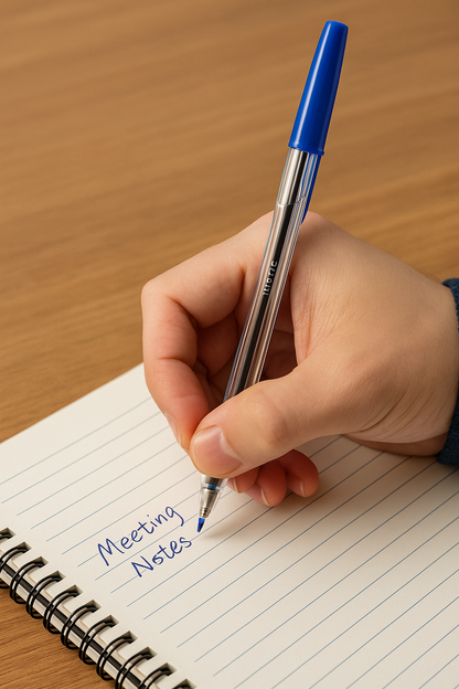 BLUE BALLPOINT PENS 1.0MM 50 MEDIUM TIP PENS PULL CAP OFFICE SCHOOL COLLEGE