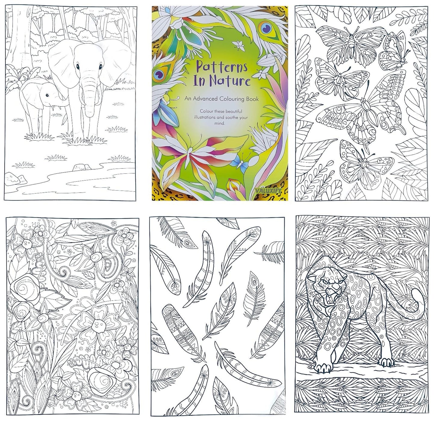 Advanced Colouring Book A4