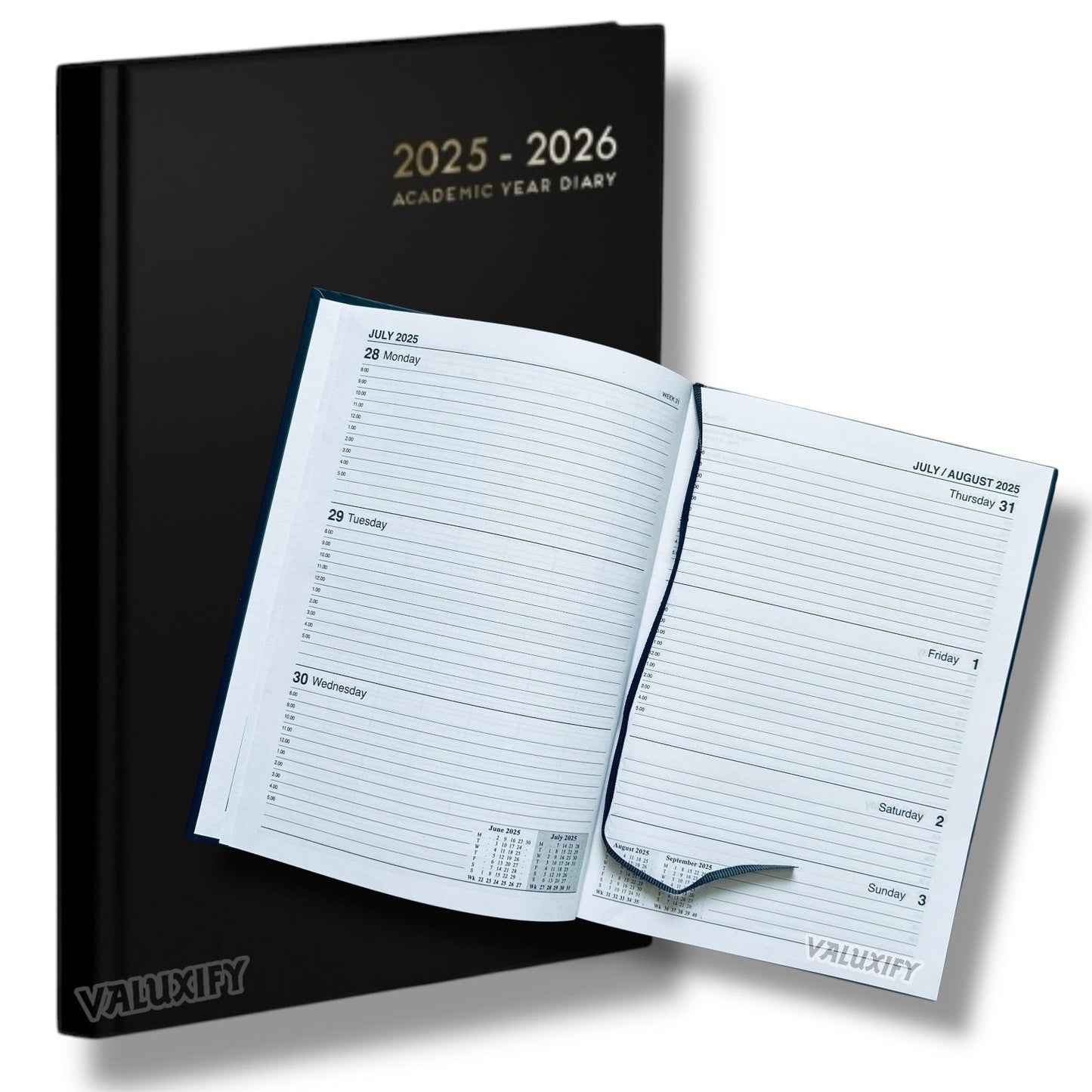 A5 Academic Diary 2025-2026  Week To View