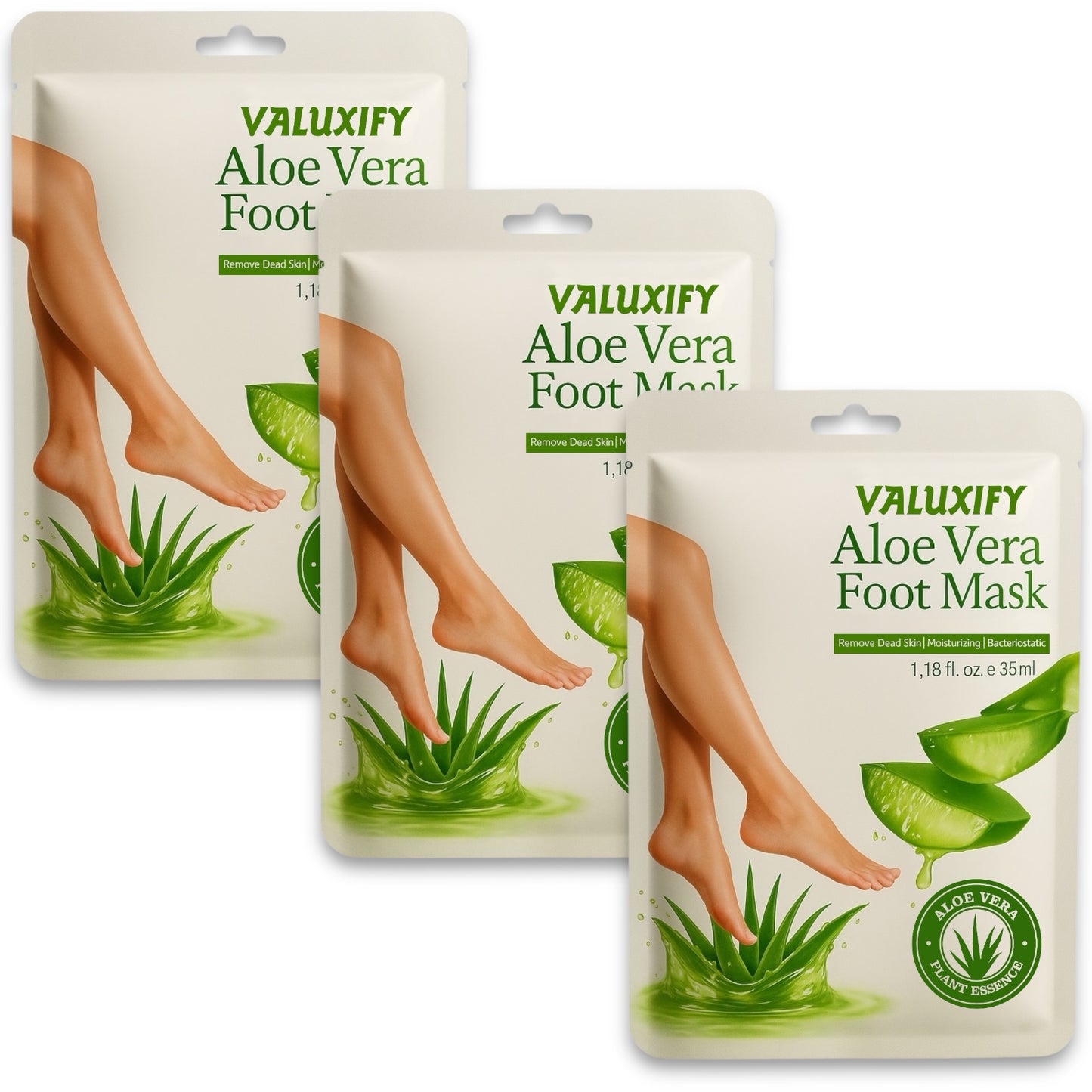 3 Exfoliating Foot Peel Sock  Moistursising Mask Baby Soft Feet Remove Dead Skin