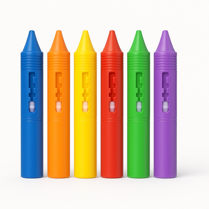 Cuddles Bath Crayons – 12 Pack, Assorted Colors