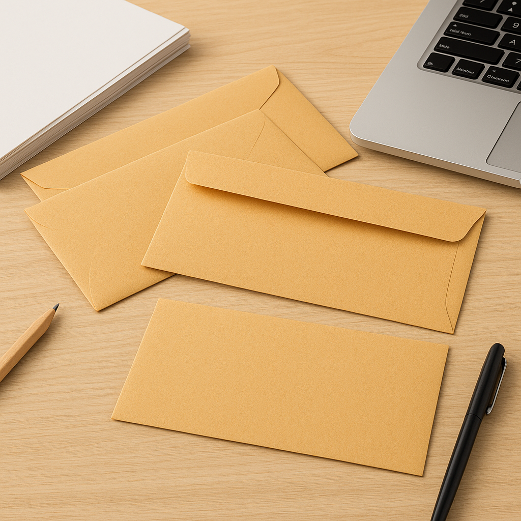 40 | DL Manila Envelopes Peel and Seal 70gsm 110mm X 220mm