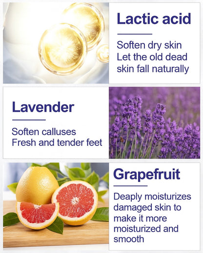 1 Lavender Exfoliating  Foot Peel Socks