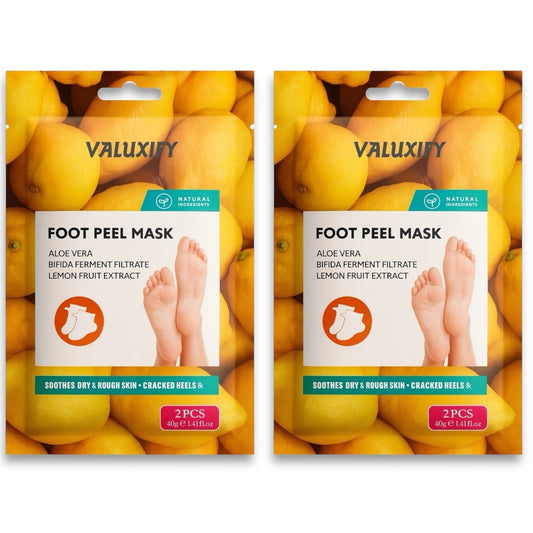 lemon foot peel masks 2 pair exfoliating softening socks baby smooth feet
