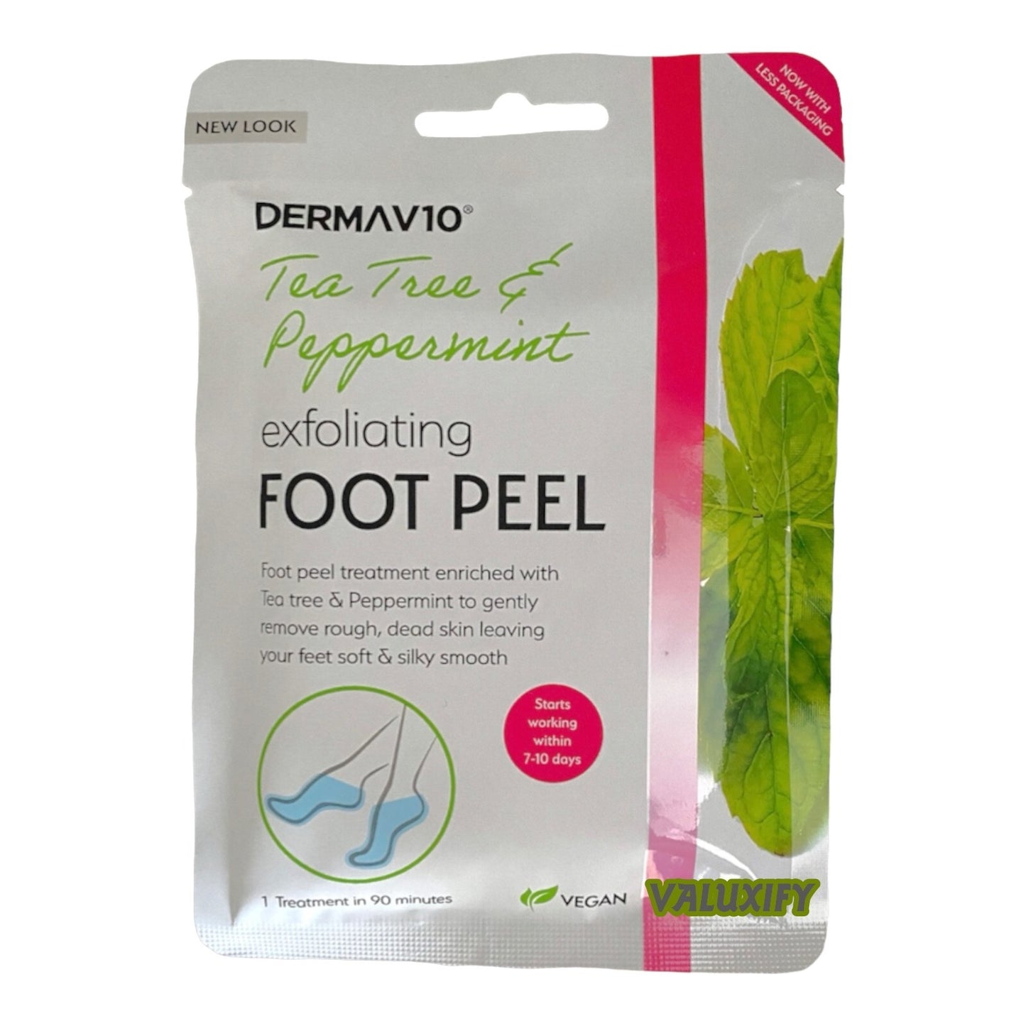 Derma v10 Moisturising Exfoliating Foot Mask