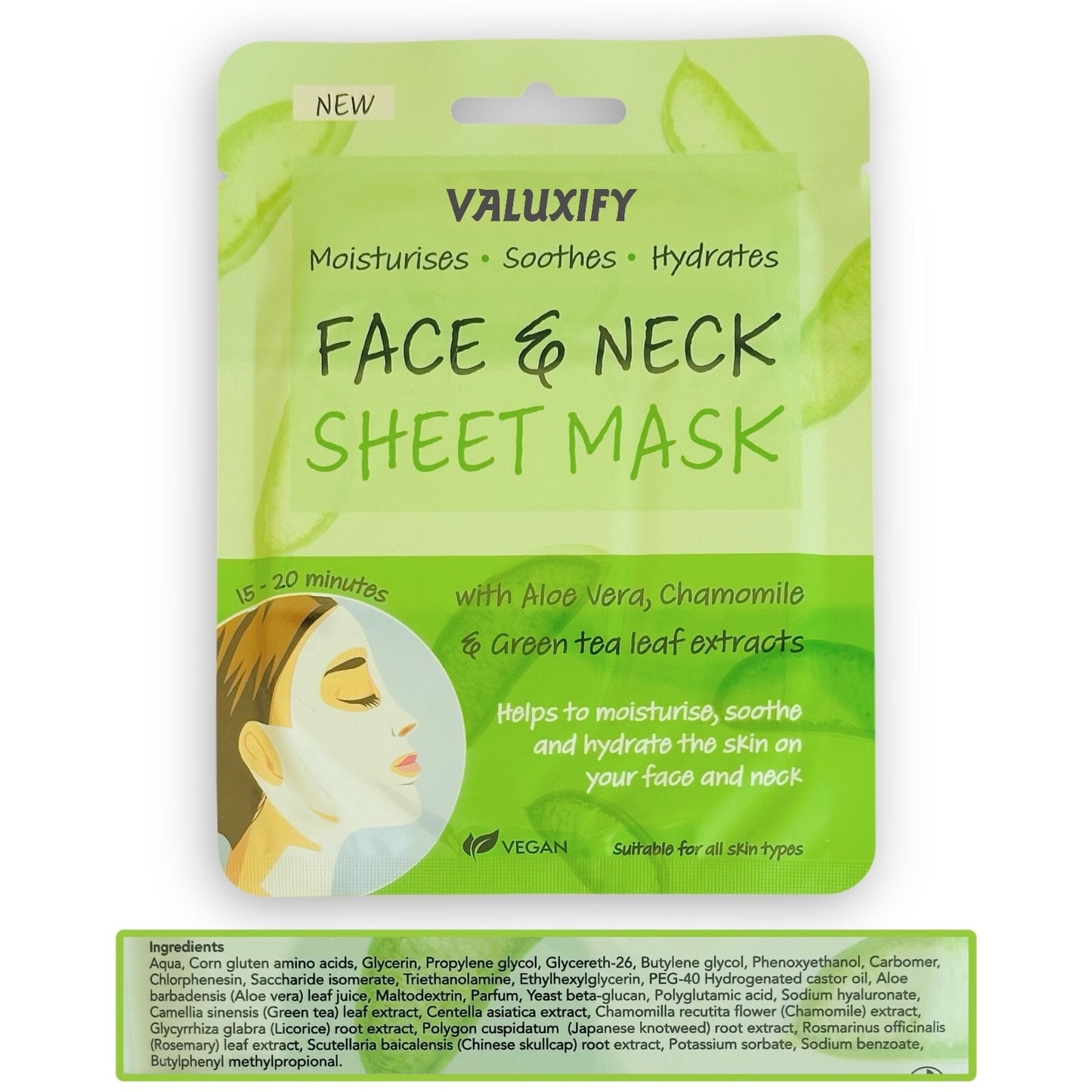 Derma v10 Moisturising Face Mask