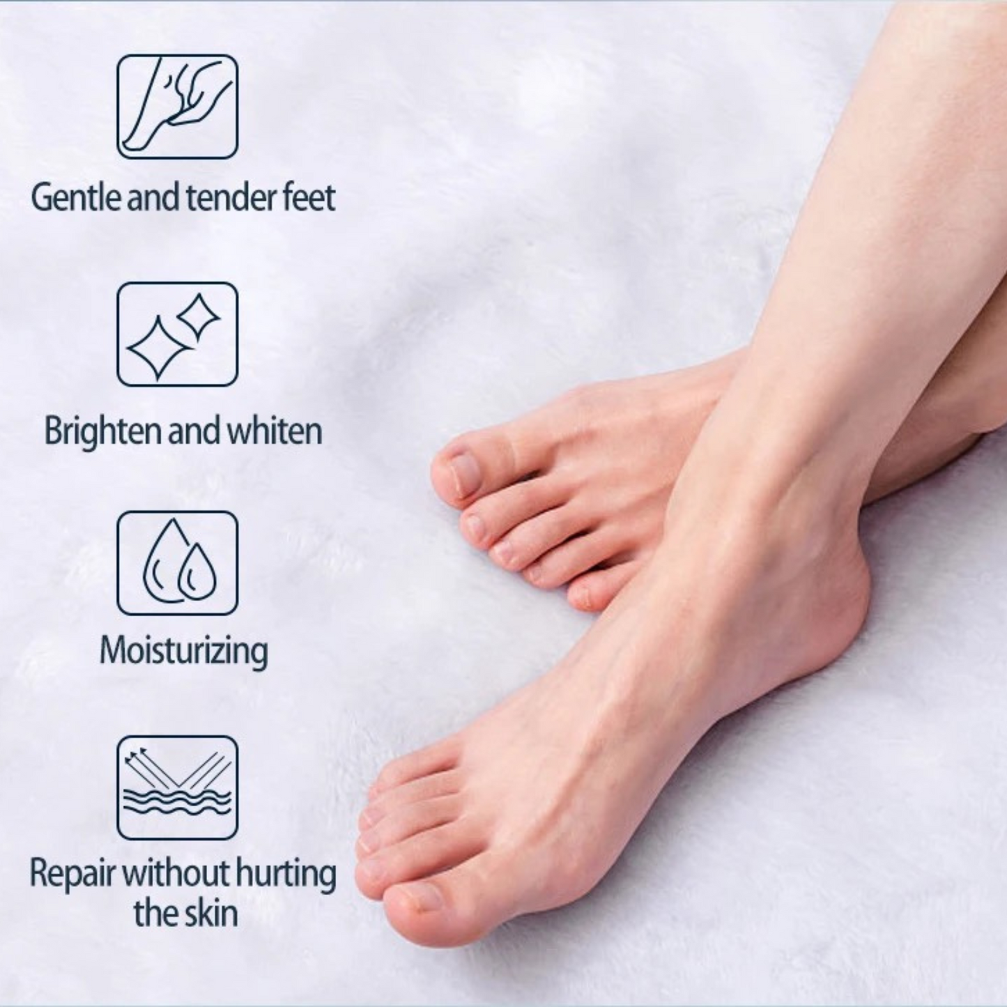 Derma v10 Moisturising Exfoliating Foot Mask