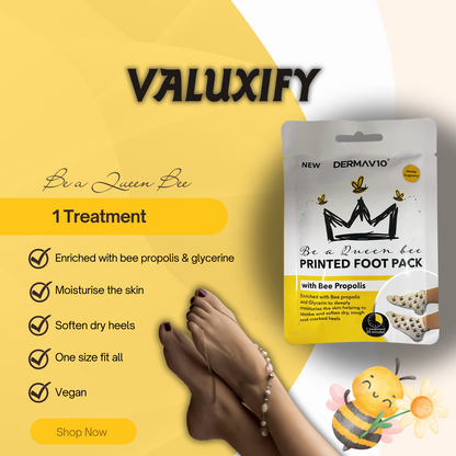 Derma v10 Moisturising Exfoliating Foot Mask
