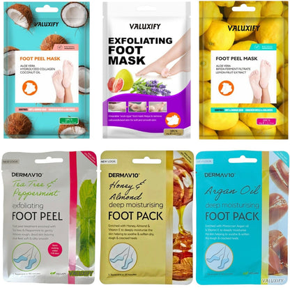 Derma v10 Moisturising Exfoliating Foot Mask