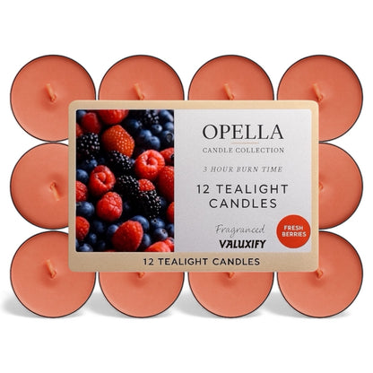 Opella scented tea lights pack of 12