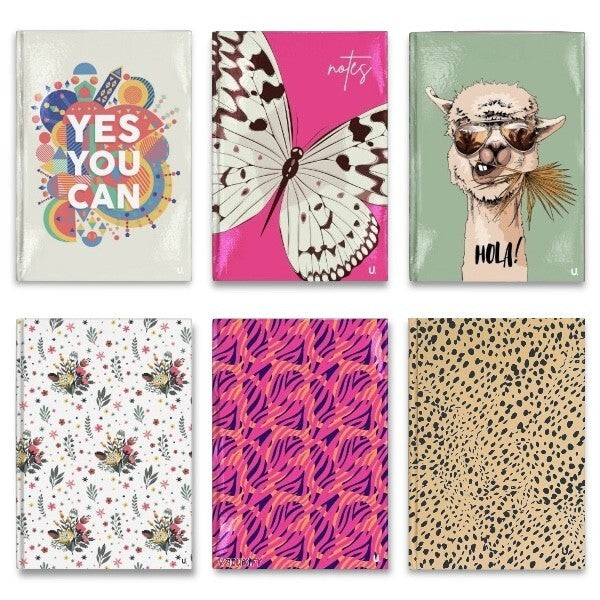 a5 hardback lined notebook 140 pages 54gsm premium office diary journal book
