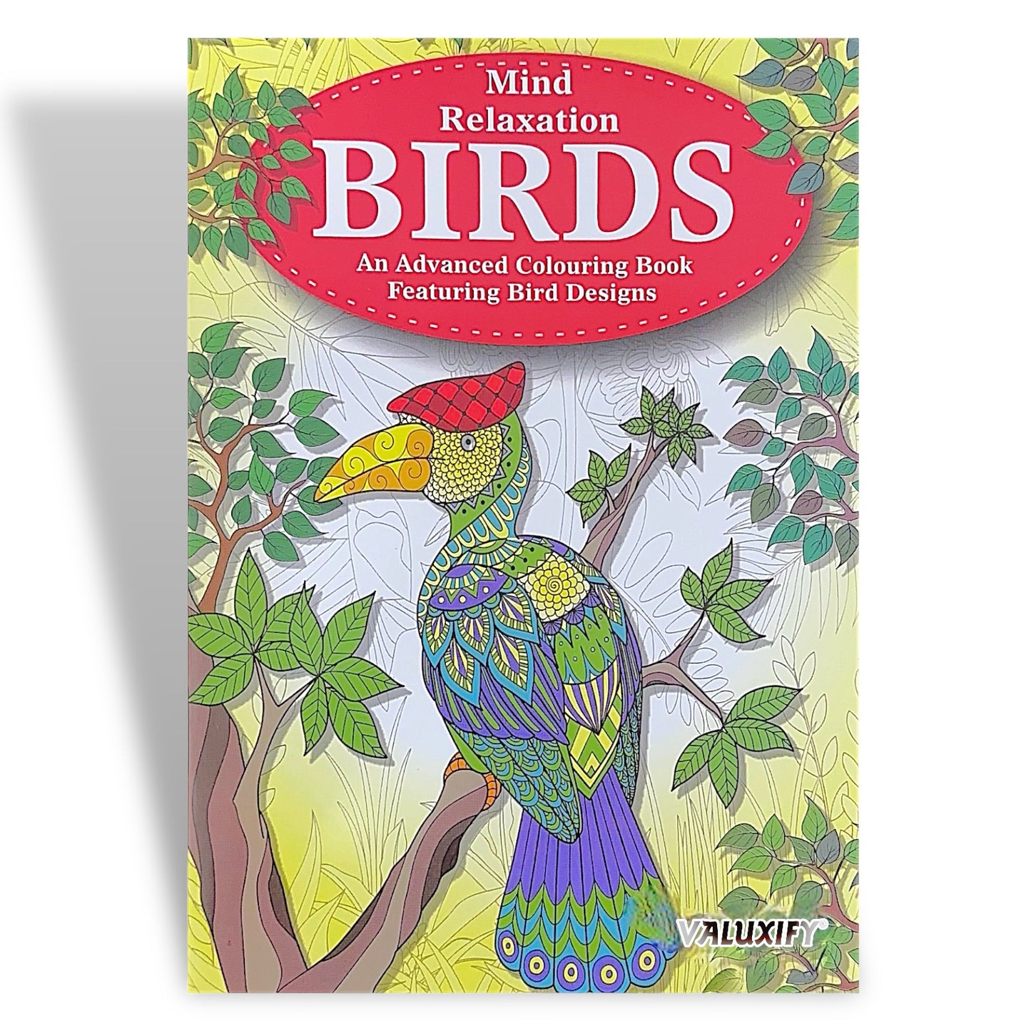 Adult Anti Stress Colouring Book Animals Birds Butterflies Jungle Ocean Colour