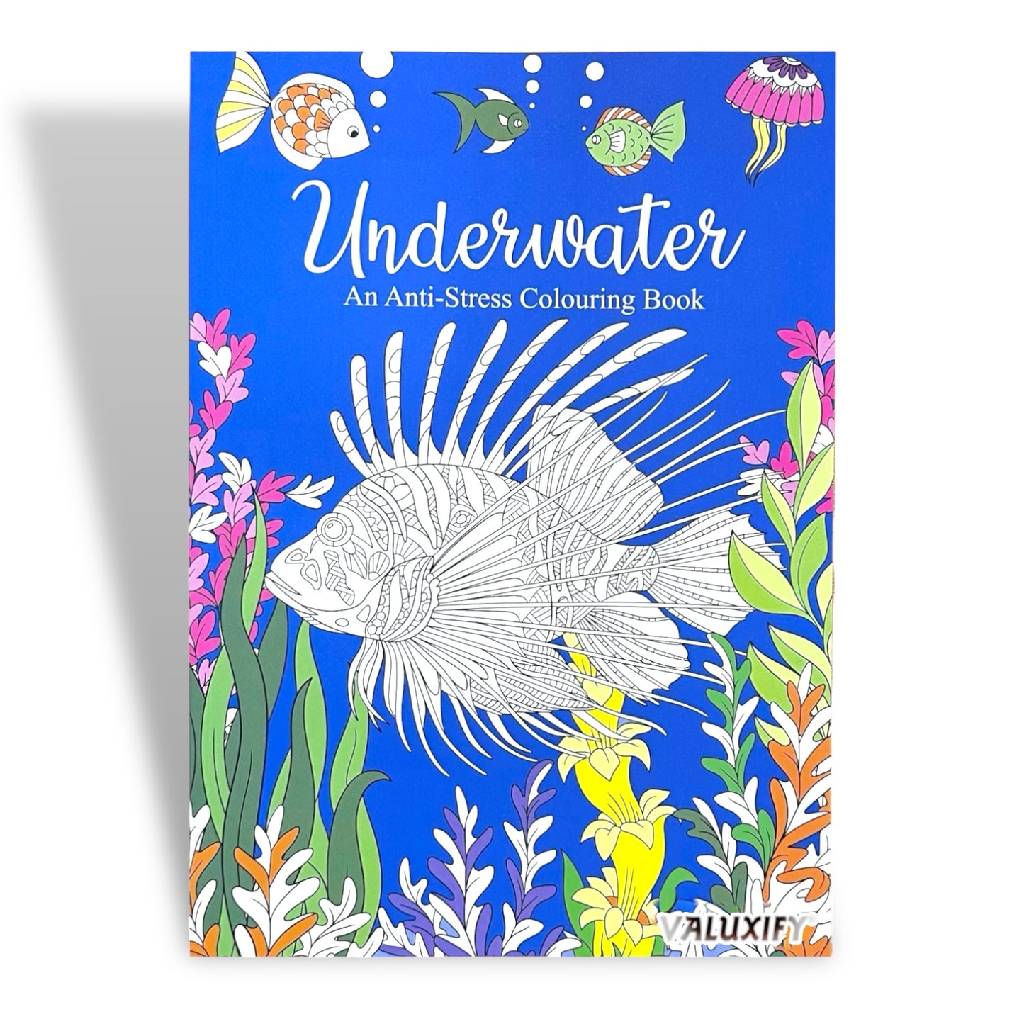Adult Anti Stress Colouring Book Animals Birds Butterflies Jungle Ocean Colour
